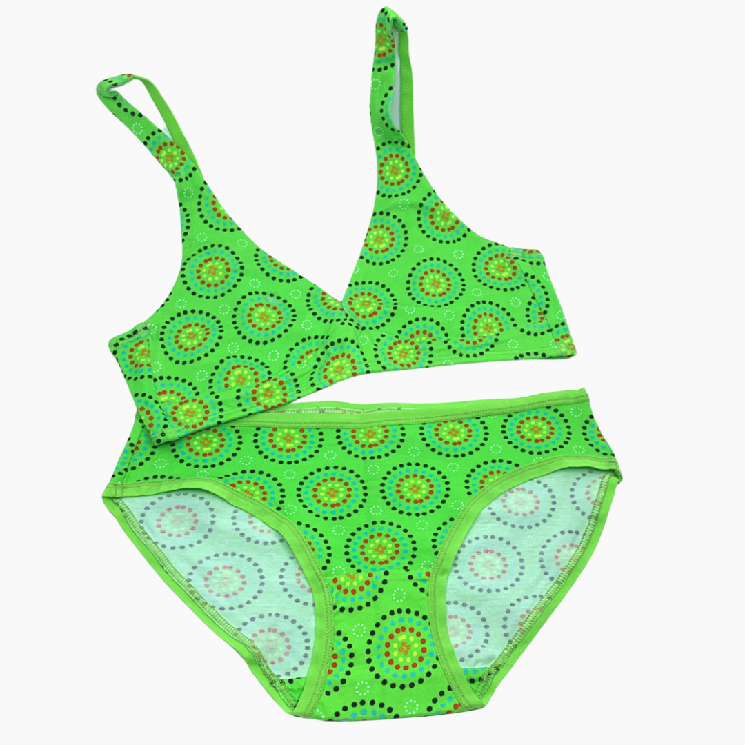 Women's Green Mara Matching Sets