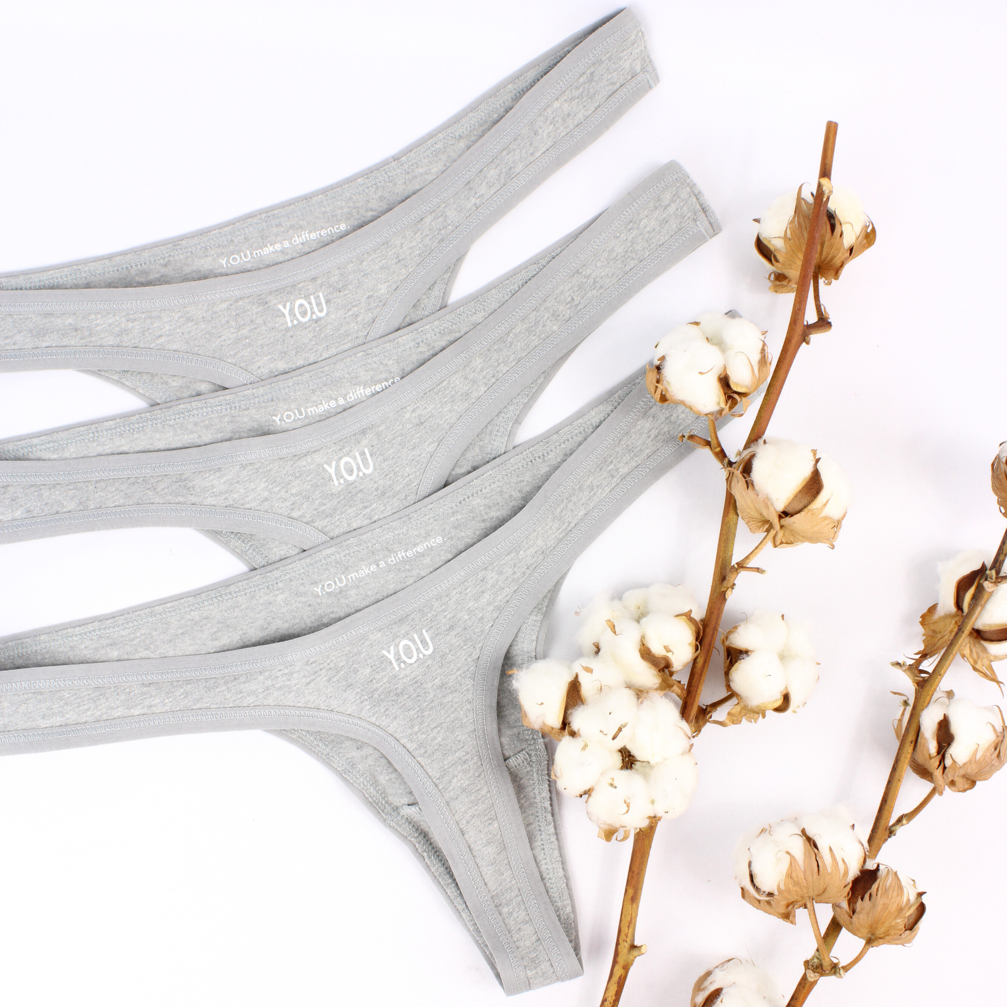 Women's Organic Cotton Thong - Pack of 3