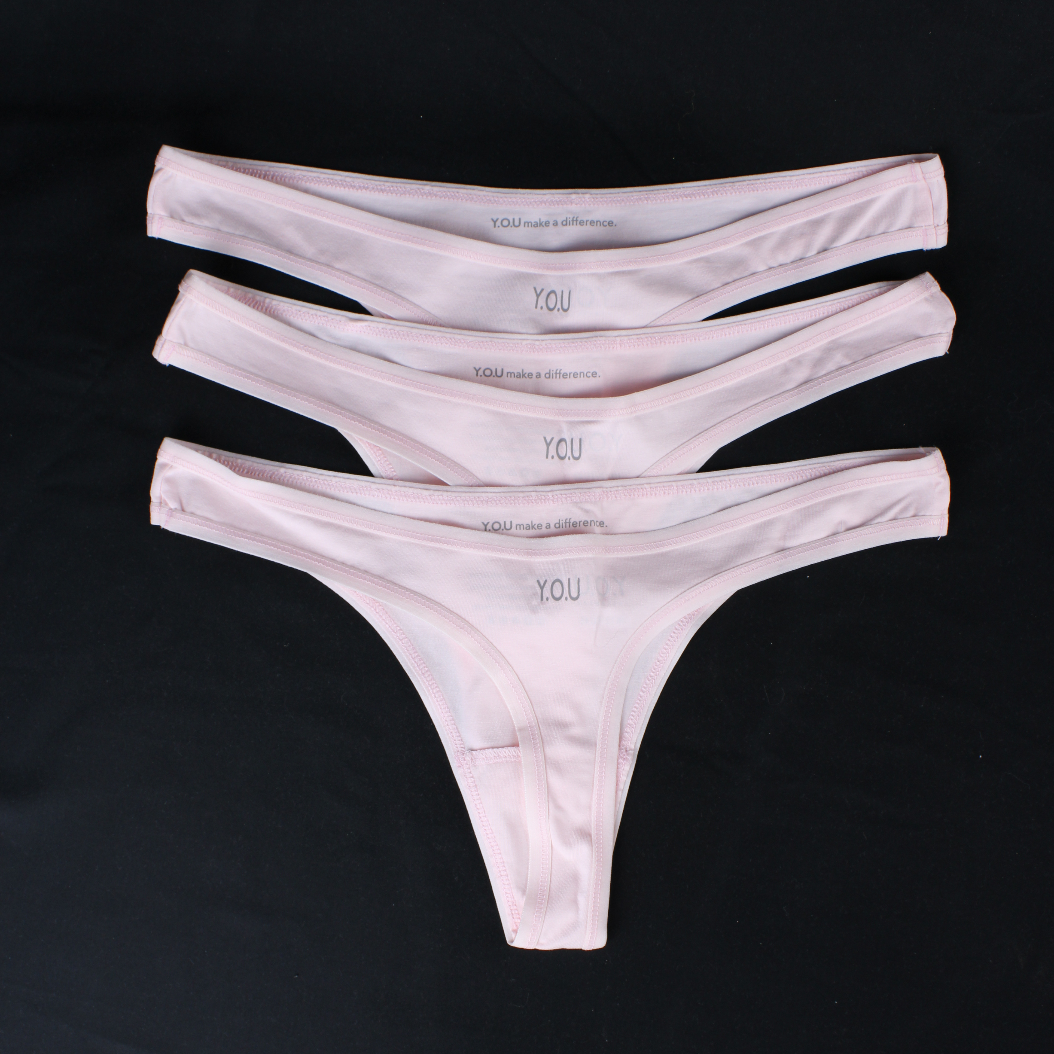 Women's Organic Cotton Thong - Pack of 3