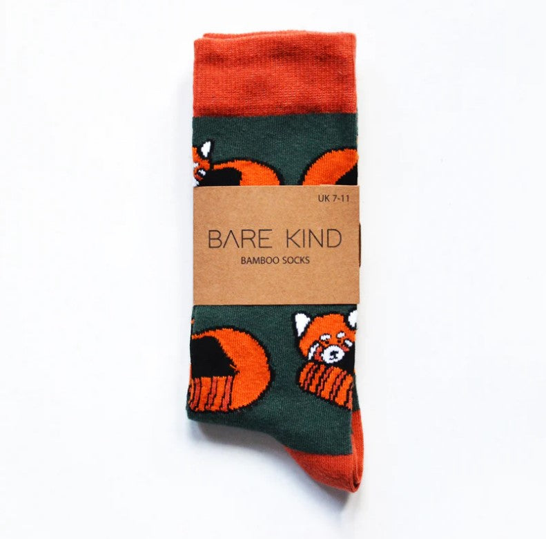 Bare Kind Bamboo Socks - Save the Red Panda