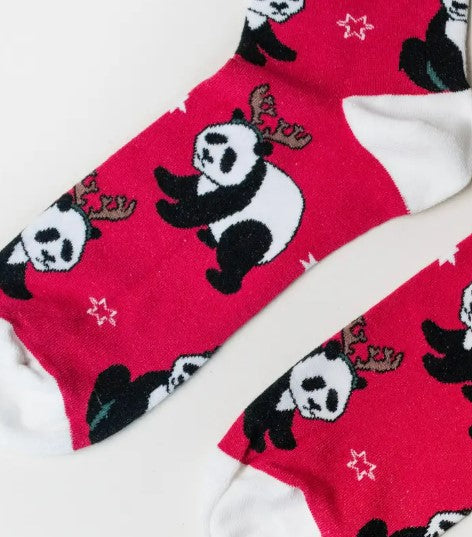 Bare Kind Christmas Panda Socks