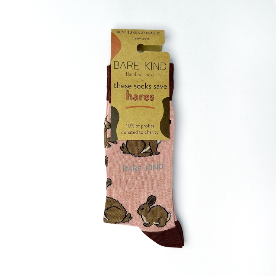 Bare Kind Bamboo Socks - Save the Hares