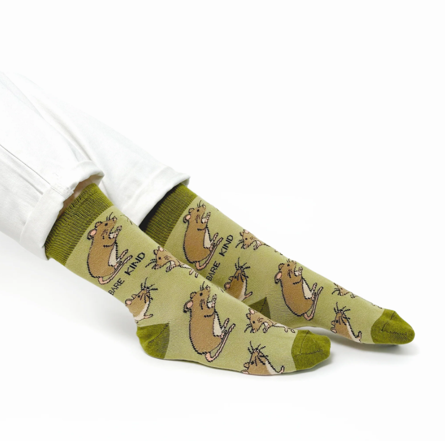 Bare Kind Bamboo Socks - Save the Harvest Mouse