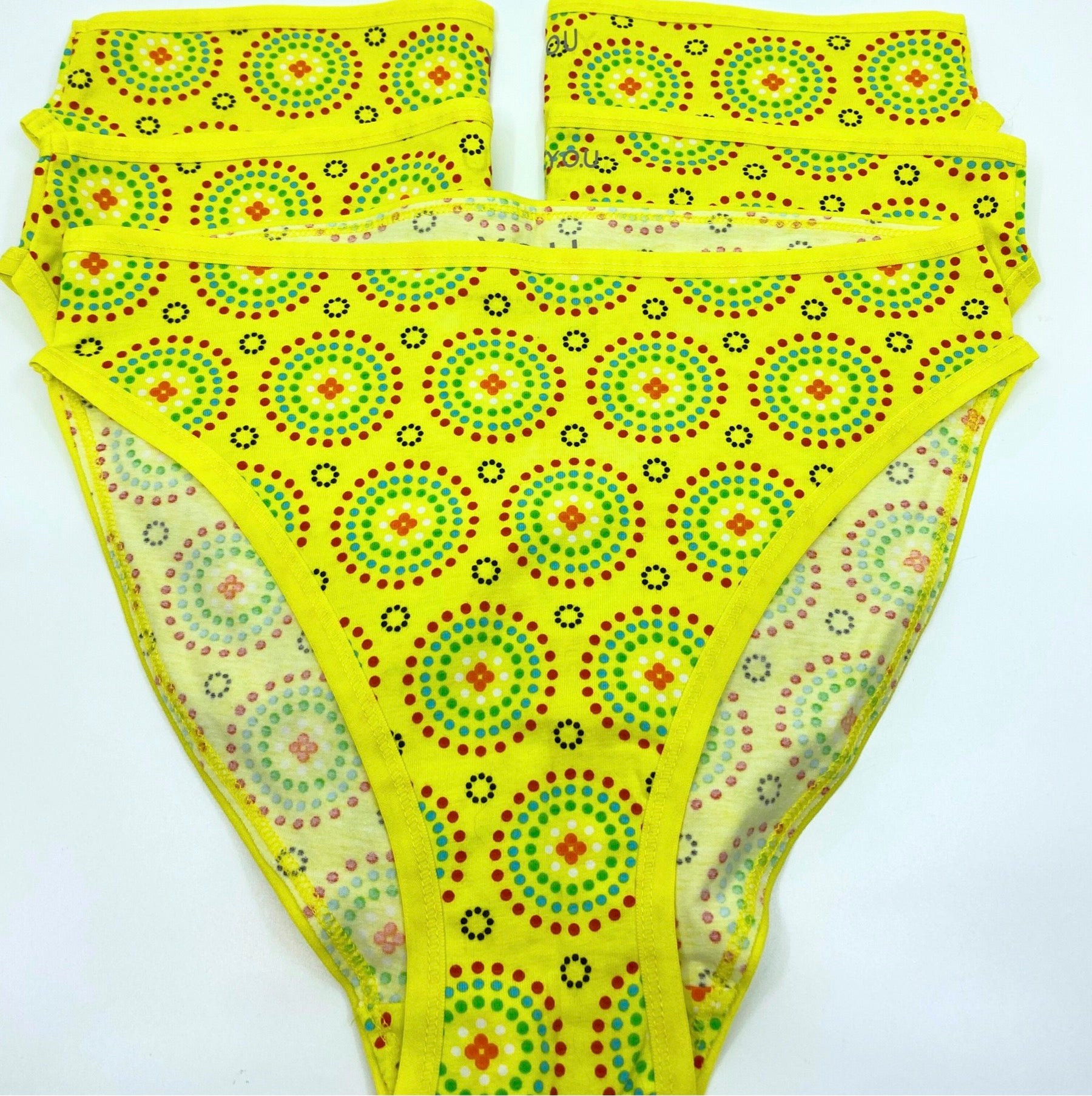 Women's organic cotton Mara mid-rise bikini bottoms - pack of 5
