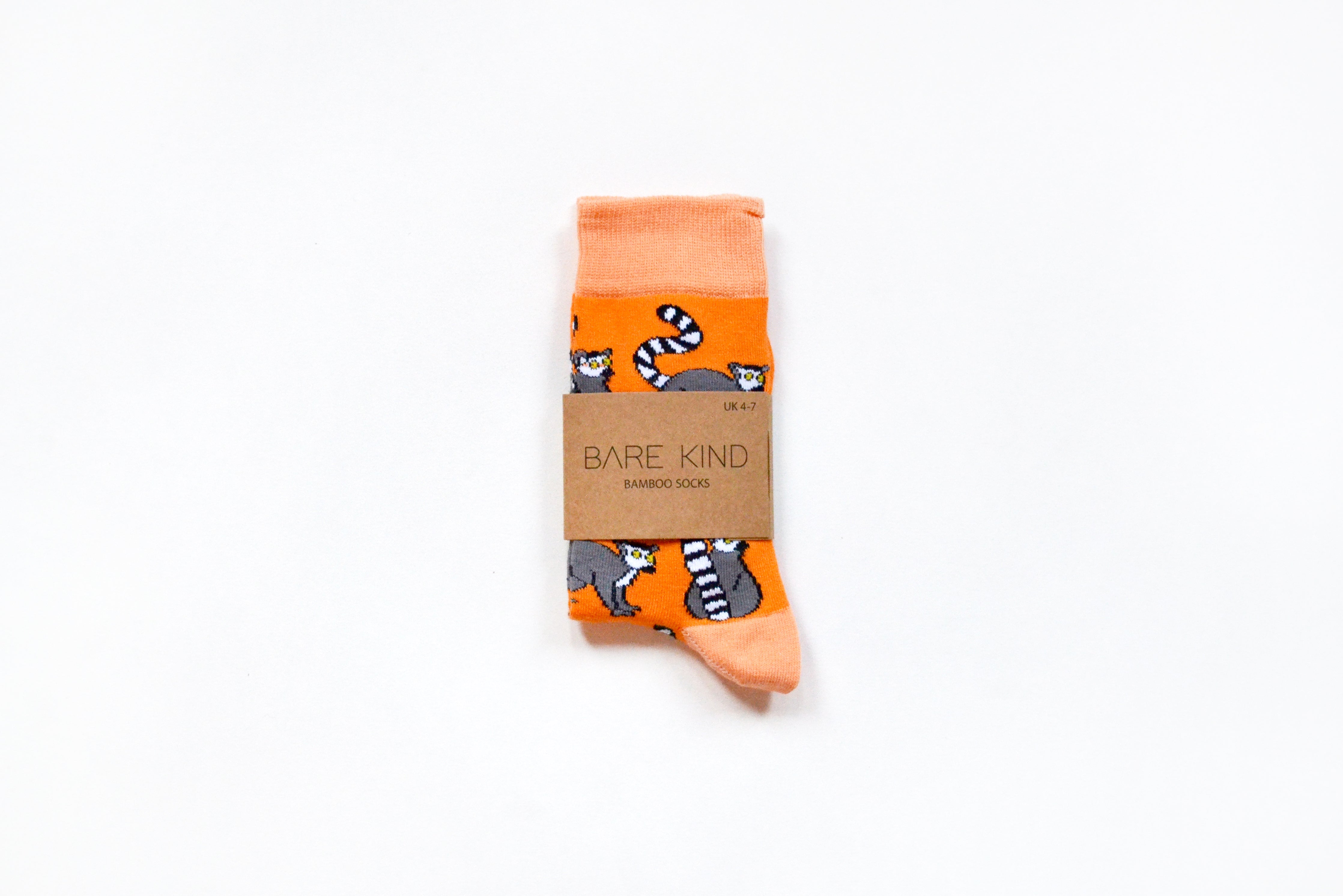 Bare Kind Bamboo Socks - Save the Lemurs