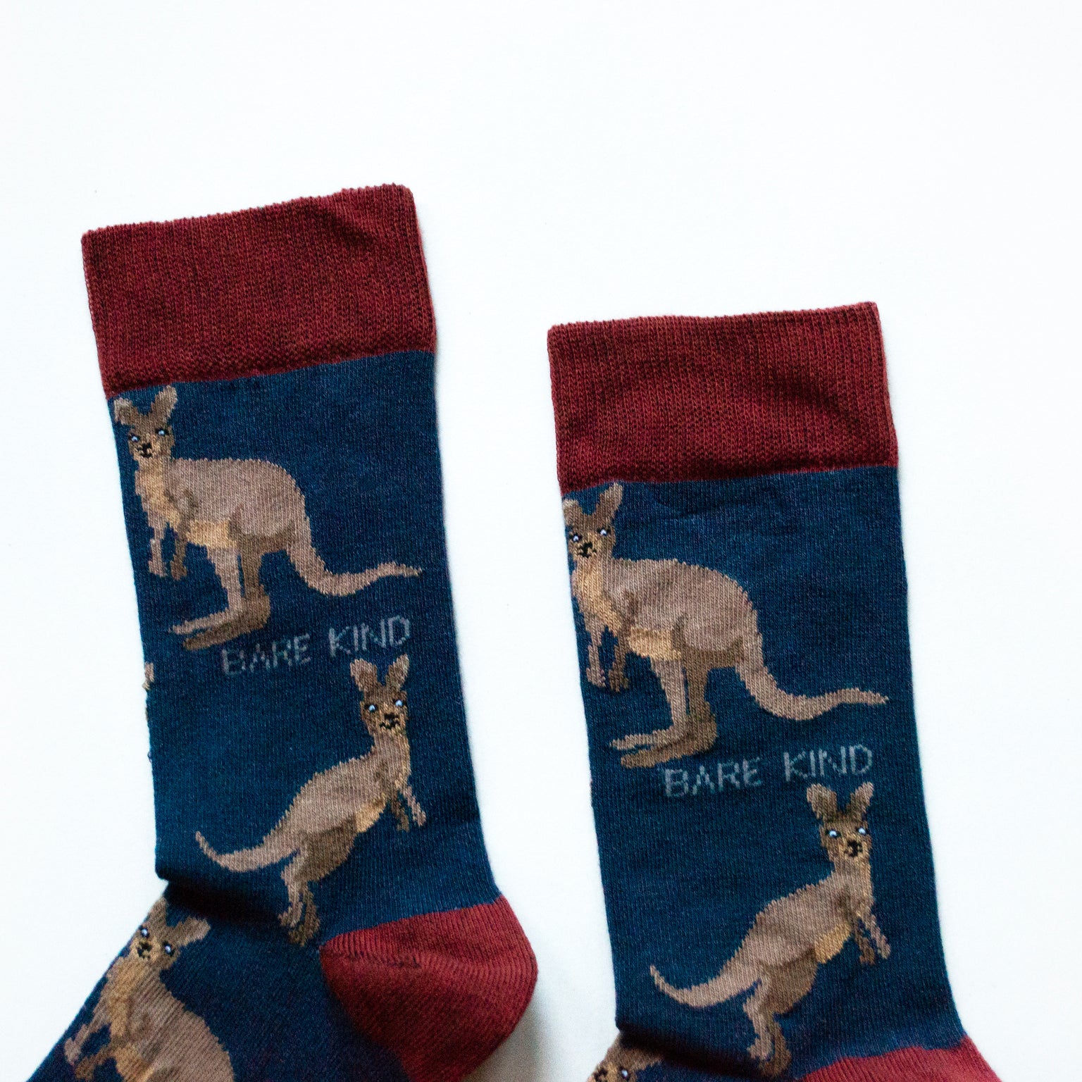 Bare Kind Bamboo Socks - Save the Wallabies