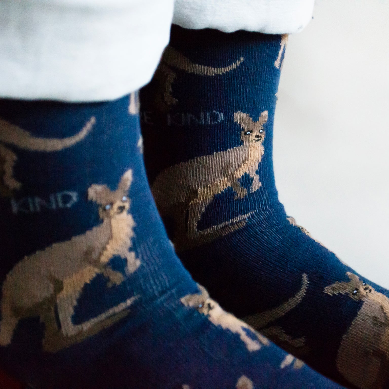 Bare Kind Bamboo Socks - Save the Wallabies