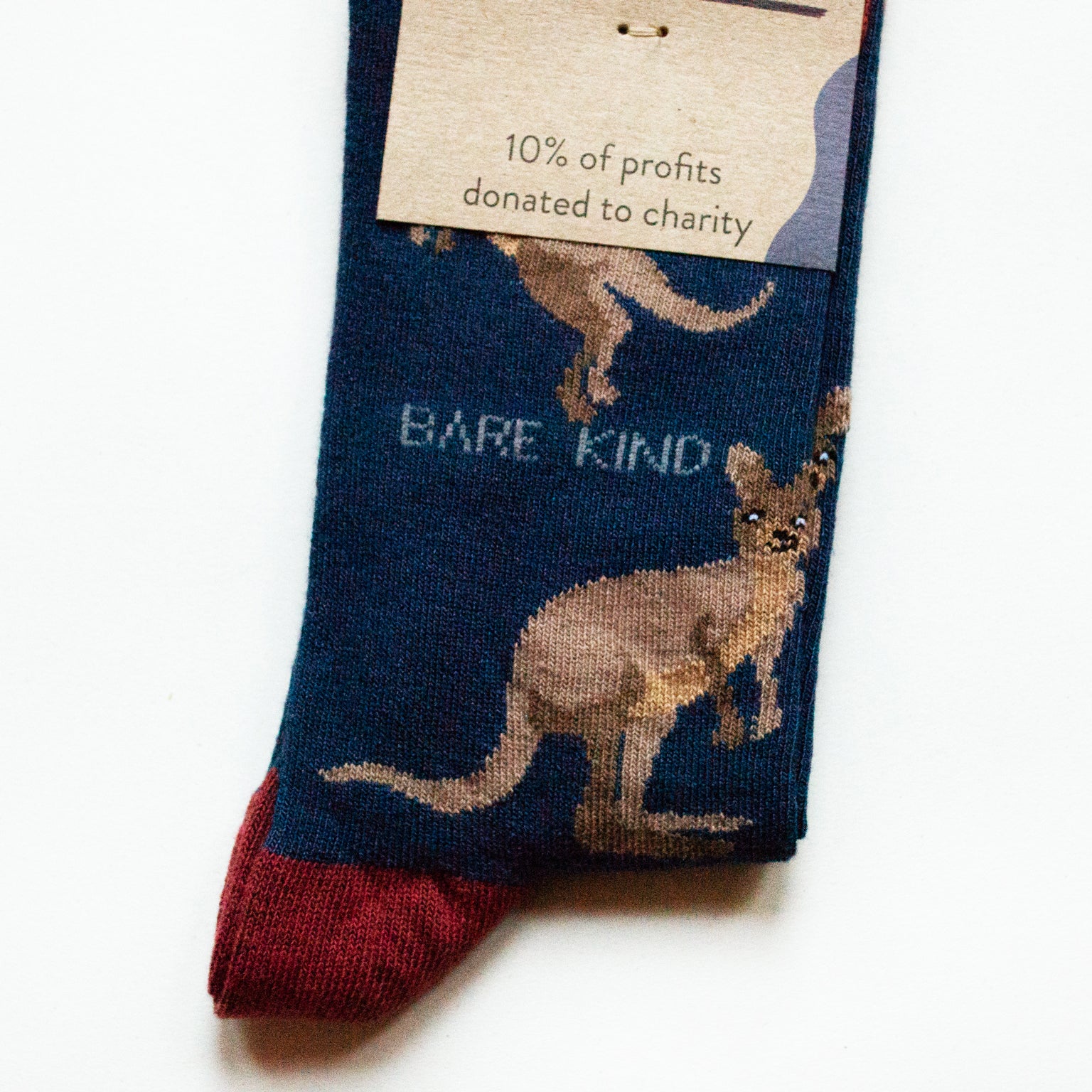 Bare Kind Bamboo Socks - Save the Wallabies