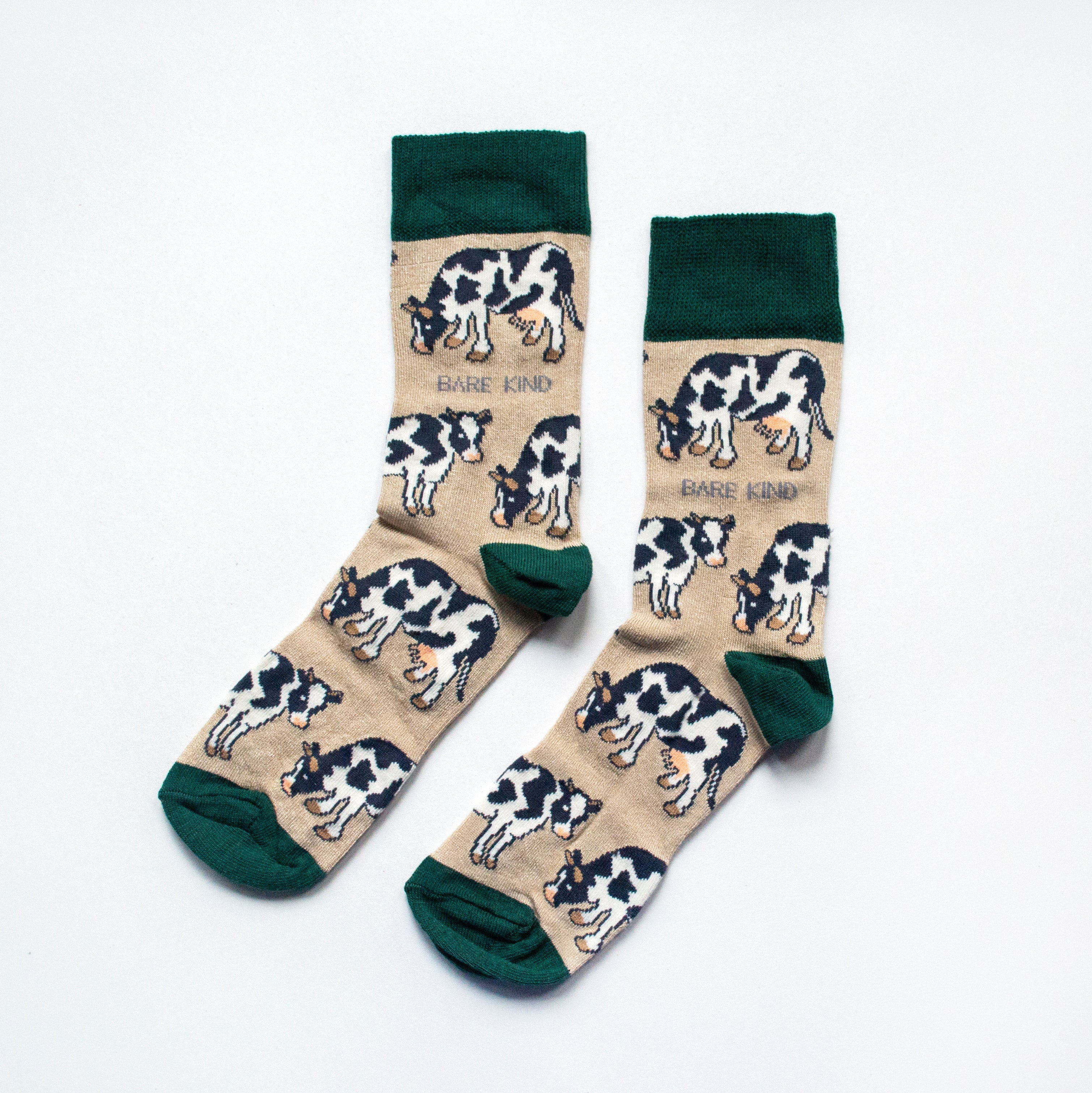 Bare Kind Bamboo Socks - Save the Cows
