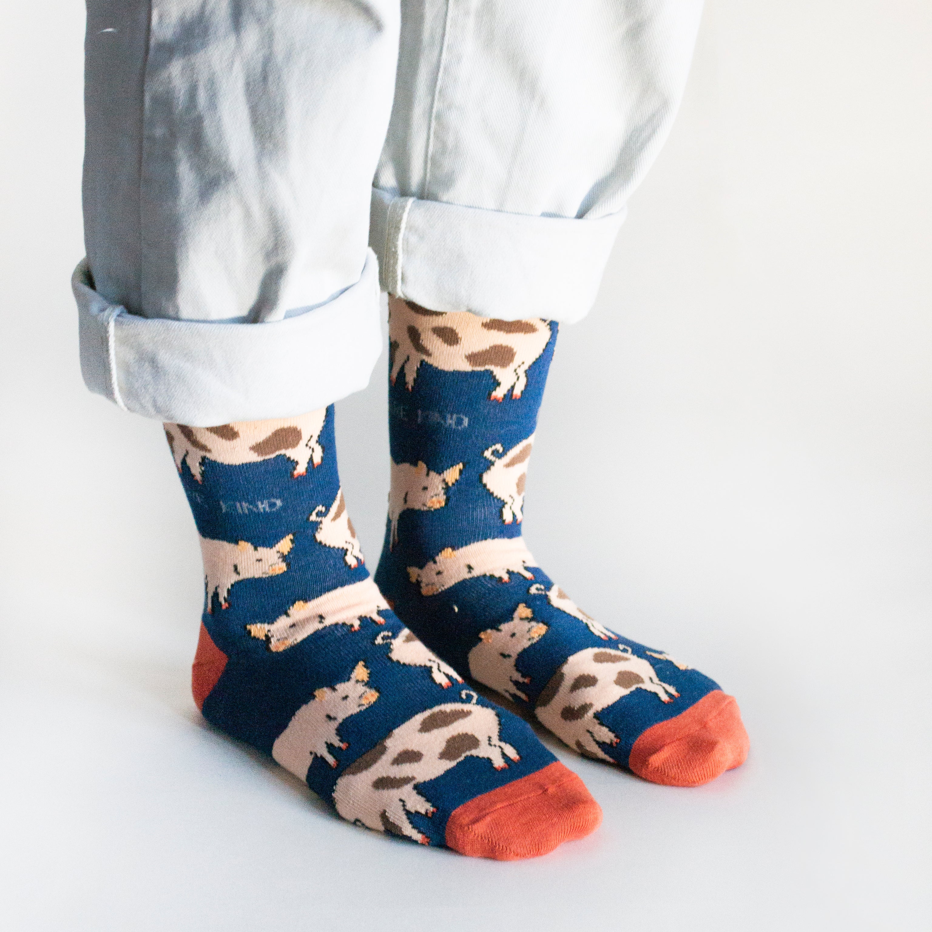 Bare Kind Bamboo Socks - Save the Pigs