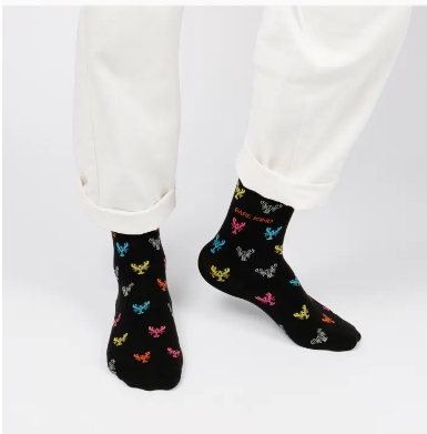 Bare Kind Bamboo Socks - Save the Lobsters Small Motif