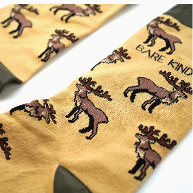 Bare Kind Bamboo Socks - Save the Highland Deer