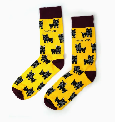 Bare Kind Bamboo Socks - Save the Highland Dog