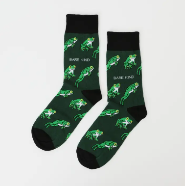 Bare Kind Bamboo Socks - Save the Tree Frogs