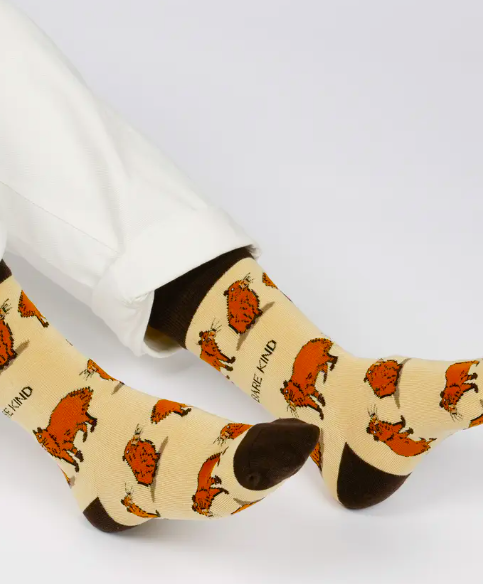 Bare Kind Bamboo Socks - Save the Capybara