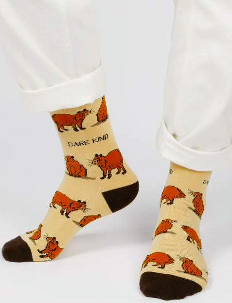 Bare Kind Bamboo Socks - Save the Capybara