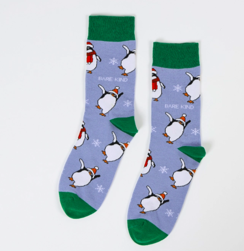 Bare Kind Christmas Penguin Socks