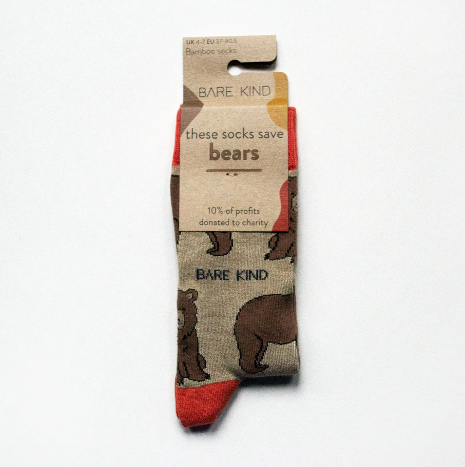 Bare Kind Bamboo Socks - Save the Himalayan Bears