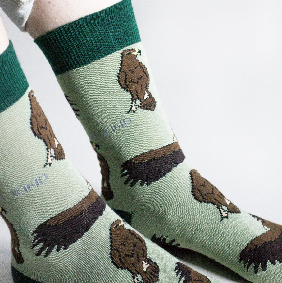 Bare Kind Bamboo Socks - Save the Eagles