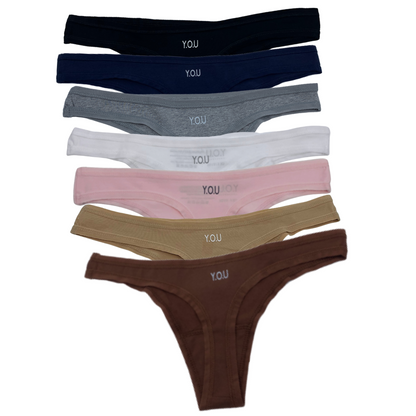 Organic cotton underwear for women - set of 5
