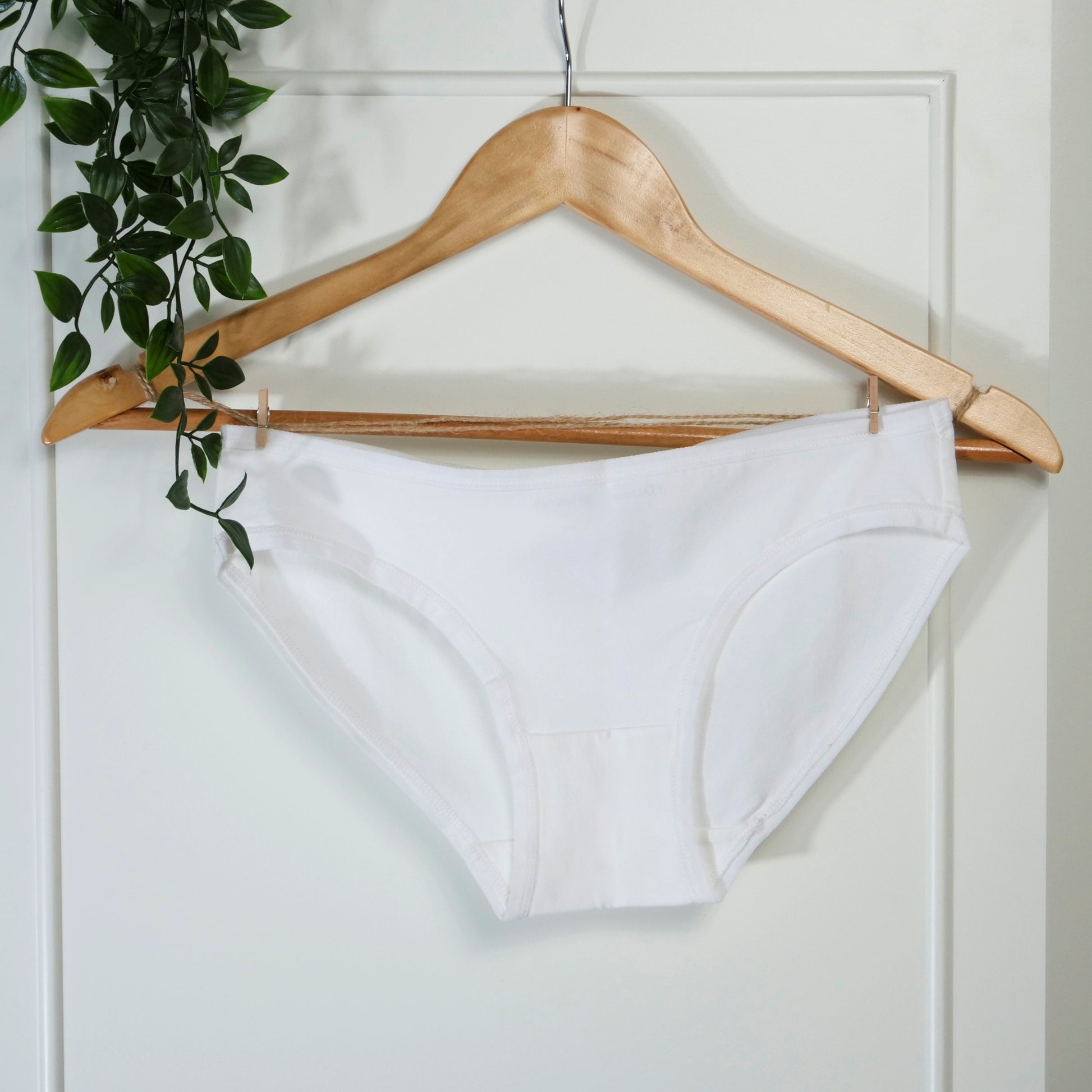 Girls' organic cotton knickers - white – Y.O.U underwear