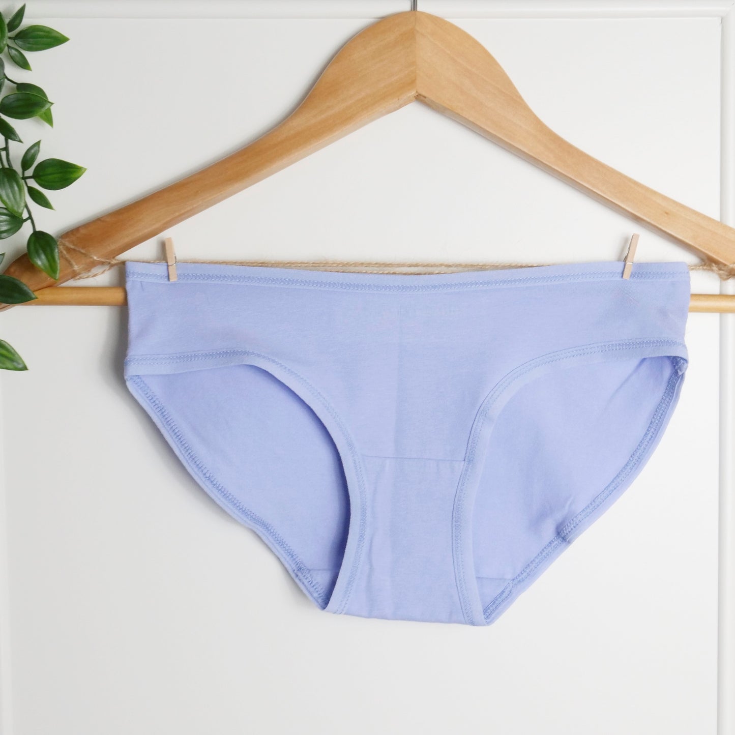 Girls' organic cotton knickers - light blue – Y.O.U underwear